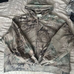 YoungLA Camo Zip Up